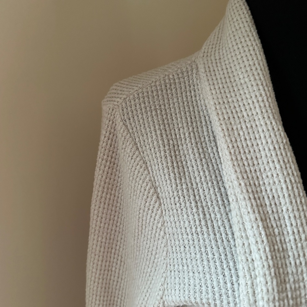 *NORTH RIVER* Tan Long Sleeve Open Front Cardigan Size Medium - Picture 3 of 7